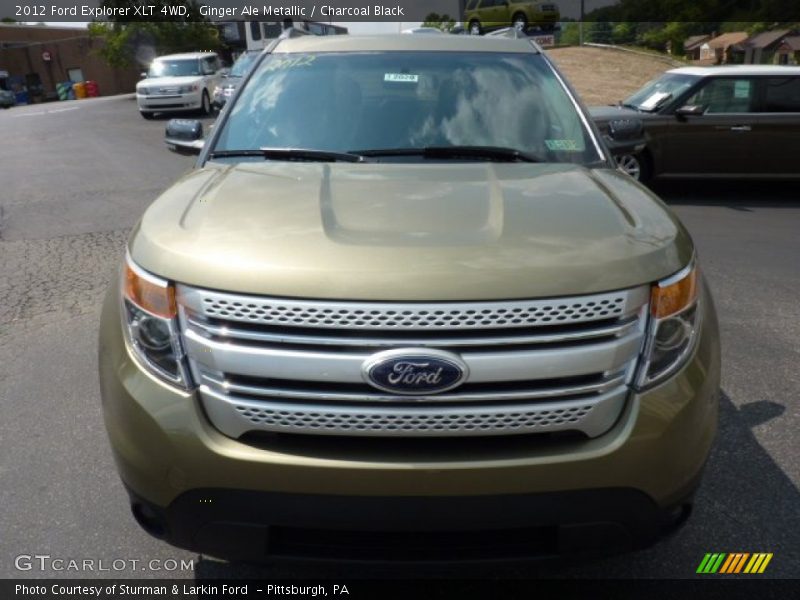 Ginger Ale Metallic / Charcoal Black 2012 Ford Explorer XLT 4WD
