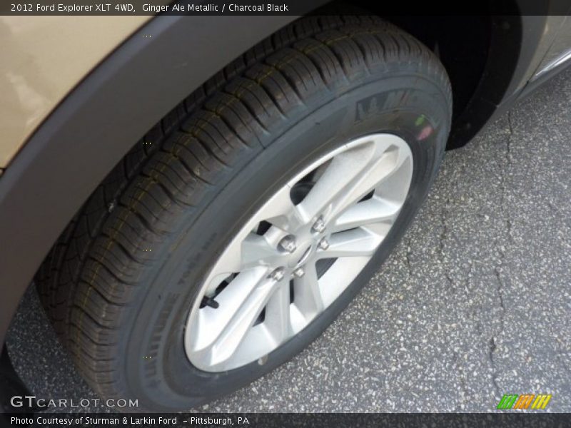 Ginger Ale Metallic / Charcoal Black 2012 Ford Explorer XLT 4WD