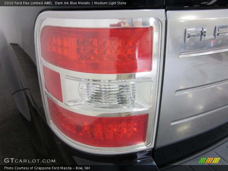 Dark Ink Blue Metallic / Medium Light Stone 2010 Ford Flex Limited AWD