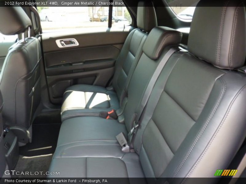  2012 Explorer XLT 4WD Charcoal Black Interior