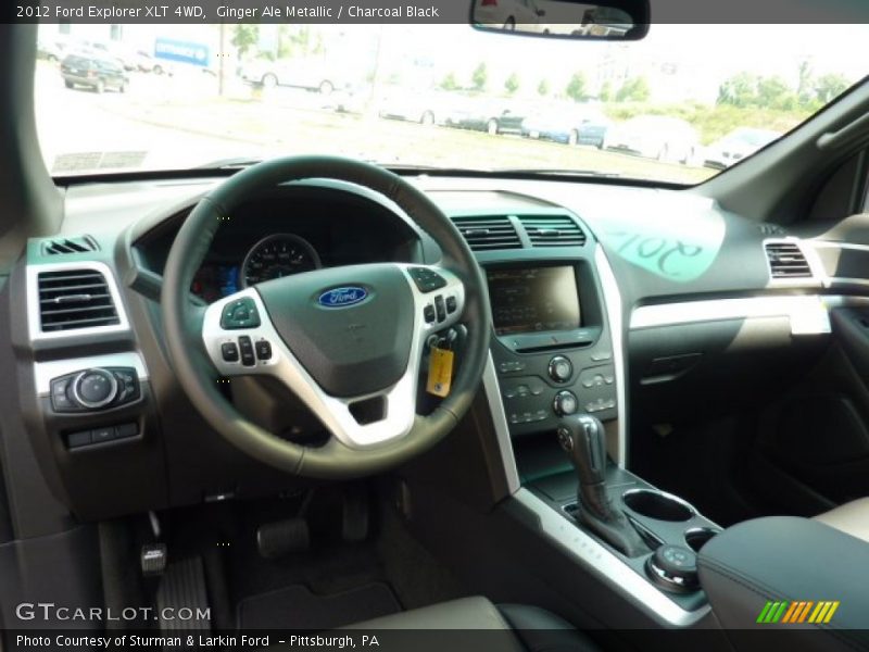 Ginger Ale Metallic / Charcoal Black 2012 Ford Explorer XLT 4WD