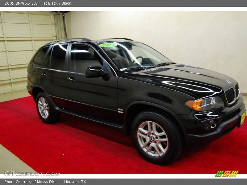 Jet Black / Black 2005 BMW X5 3.0i