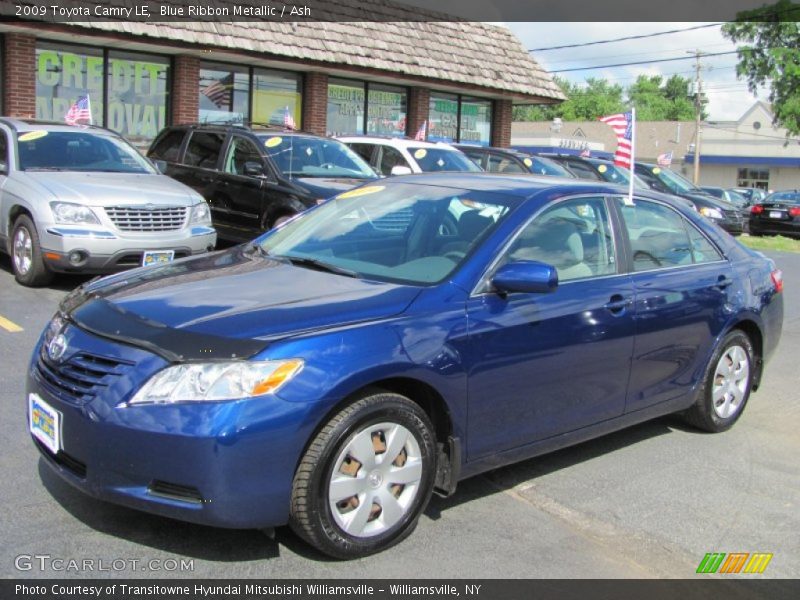 Blue Ribbon Metallic / Ash 2009 Toyota Camry LE