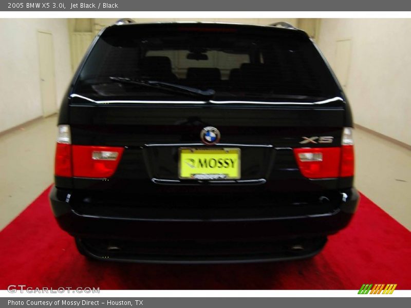 Jet Black / Black 2005 BMW X5 3.0i