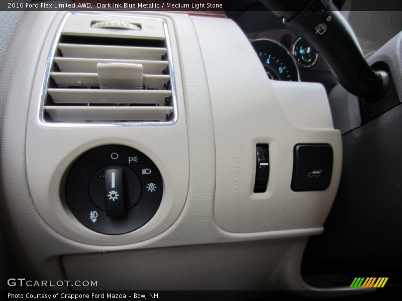 Dark Ink Blue Metallic / Medium Light Stone 2010 Ford Flex Limited AWD