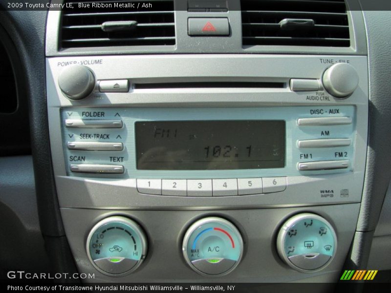 Blue Ribbon Metallic / Ash 2009 Toyota Camry LE
