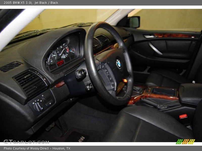 Jet Black / Black 2005 BMW X5 3.0i