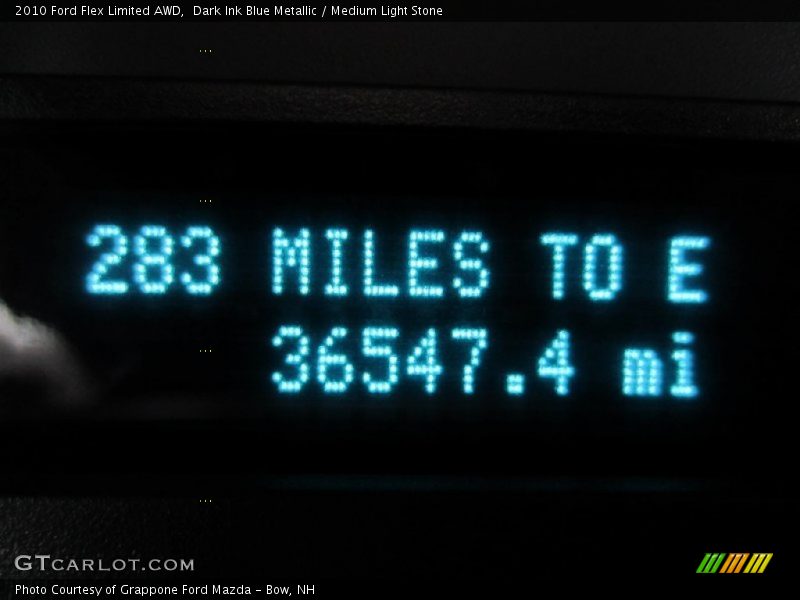 Dark Ink Blue Metallic / Medium Light Stone 2010 Ford Flex Limited AWD