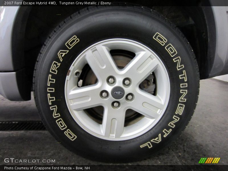 Tungsten Grey Metallic / Ebony 2007 Ford Escape Hybrid 4WD