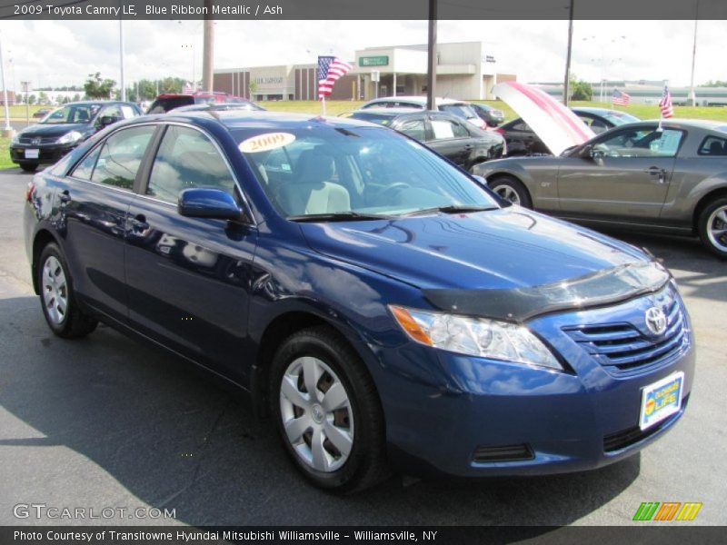 Blue Ribbon Metallic / Ash 2009 Toyota Camry LE