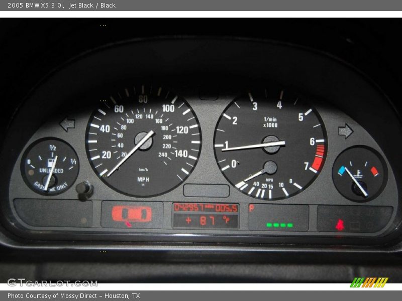 Jet Black / Black 2005 BMW X5 3.0i