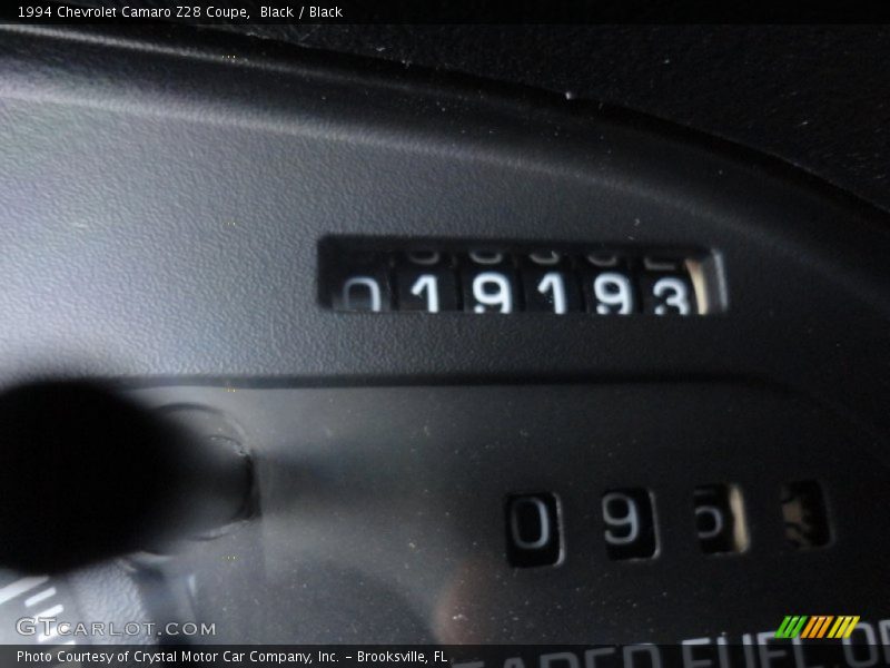 Black / Black 1994 Chevrolet Camaro Z28 Coupe
