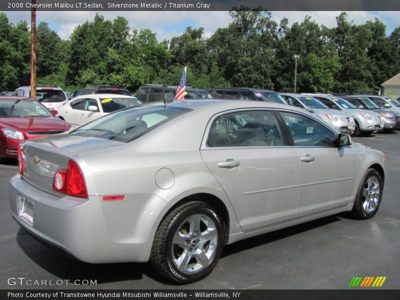 Silverstone Metallic / Titanium Gray 2008 Chevrolet Malibu LT Sedan