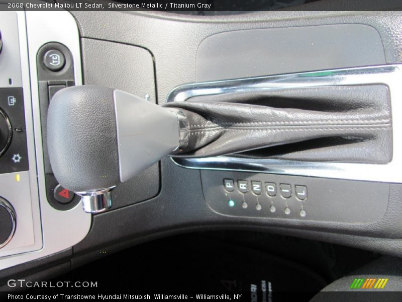 Silverstone Metallic / Titanium Gray 2008 Chevrolet Malibu LT Sedan