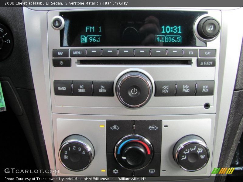Silverstone Metallic / Titanium Gray 2008 Chevrolet Malibu LT Sedan