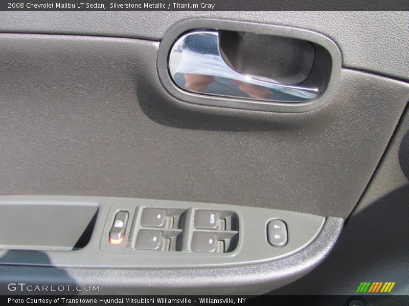 Silverstone Metallic / Titanium Gray 2008 Chevrolet Malibu LT Sedan