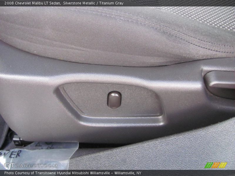 Silverstone Metallic / Titanium Gray 2008 Chevrolet Malibu LT Sedan