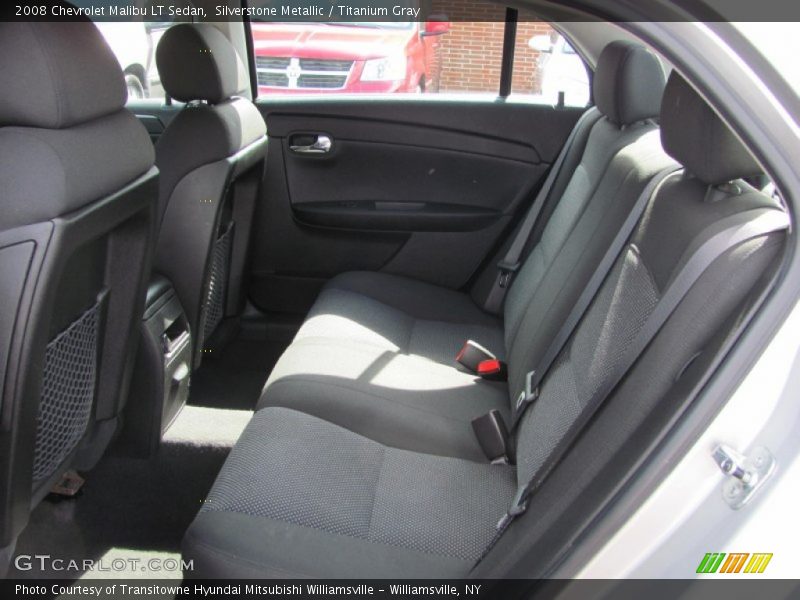 Silverstone Metallic / Titanium Gray 2008 Chevrolet Malibu LT Sedan