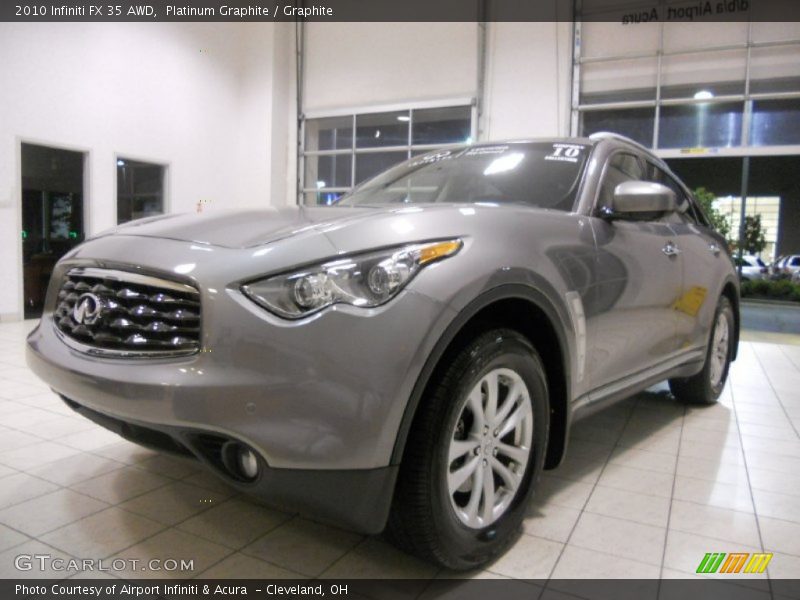 Platinum Graphite / Graphite 2010 Infiniti FX 35 AWD