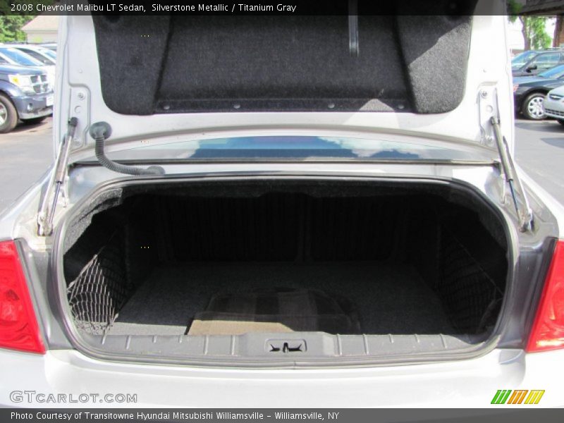 Silverstone Metallic / Titanium Gray 2008 Chevrolet Malibu LT Sedan