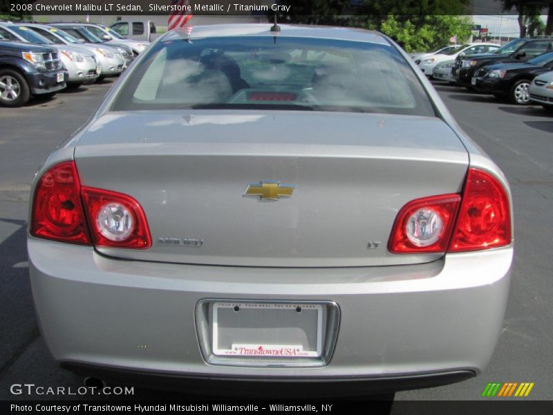 Silverstone Metallic / Titanium Gray 2008 Chevrolet Malibu LT Sedan