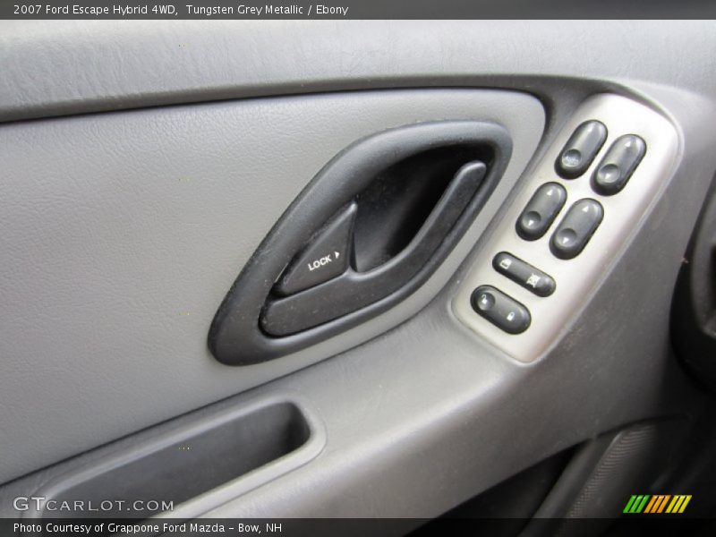 Tungsten Grey Metallic / Ebony 2007 Ford Escape Hybrid 4WD