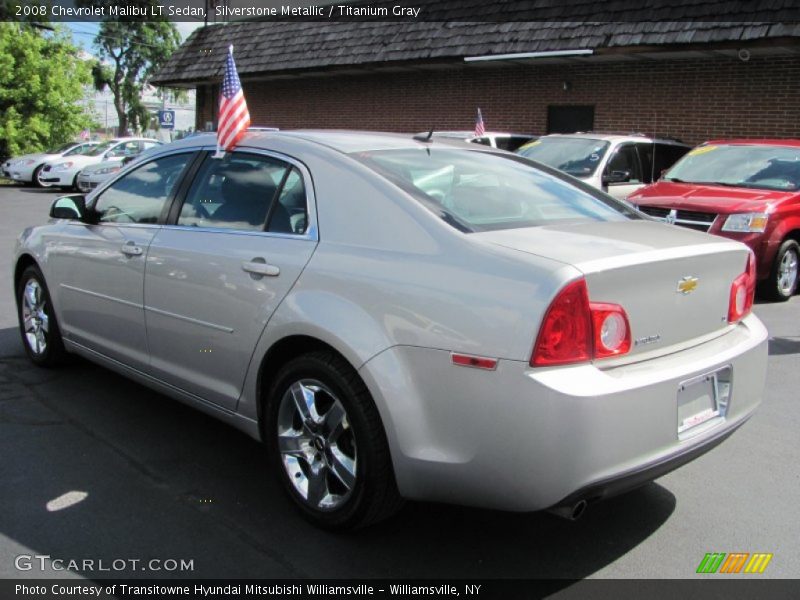 Silverstone Metallic / Titanium Gray 2008 Chevrolet Malibu LT Sedan