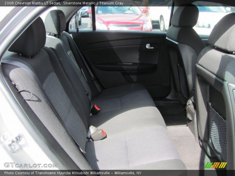 Silverstone Metallic / Titanium Gray 2008 Chevrolet Malibu LT Sedan