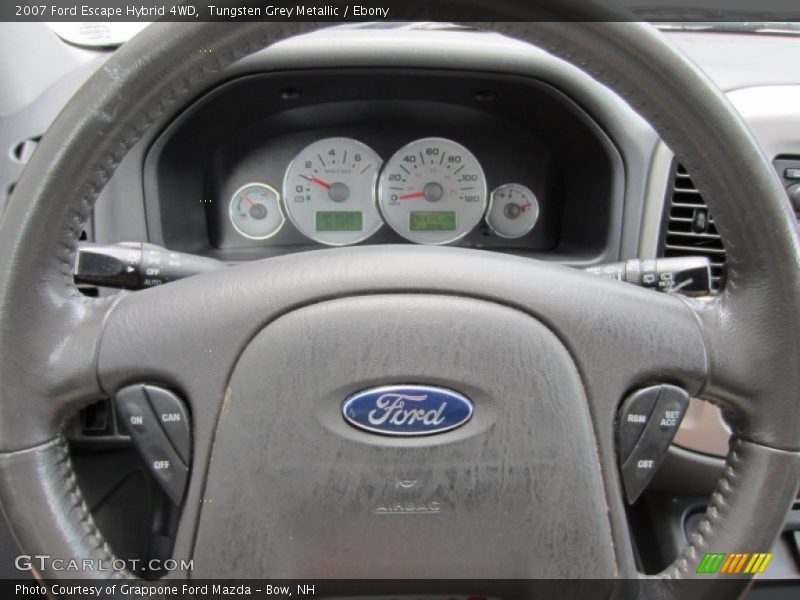 Tungsten Grey Metallic / Ebony 2007 Ford Escape Hybrid 4WD