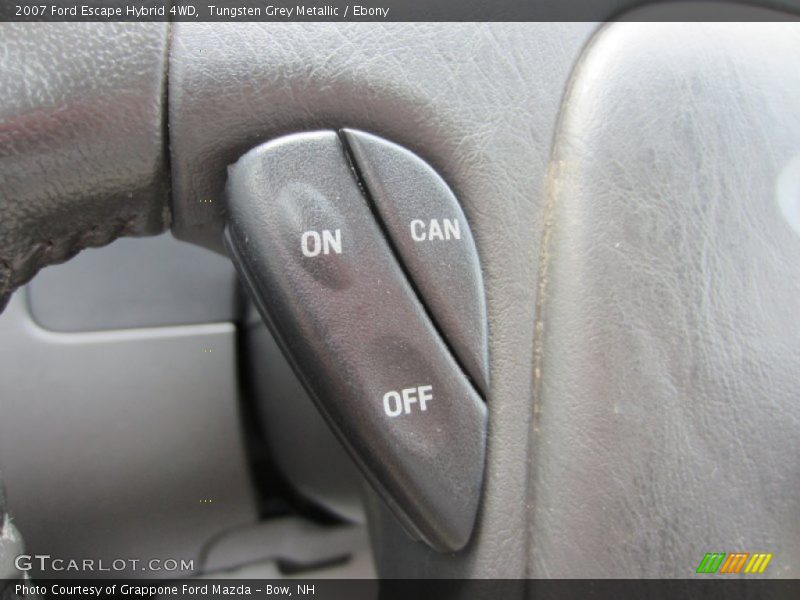 Tungsten Grey Metallic / Ebony 2007 Ford Escape Hybrid 4WD