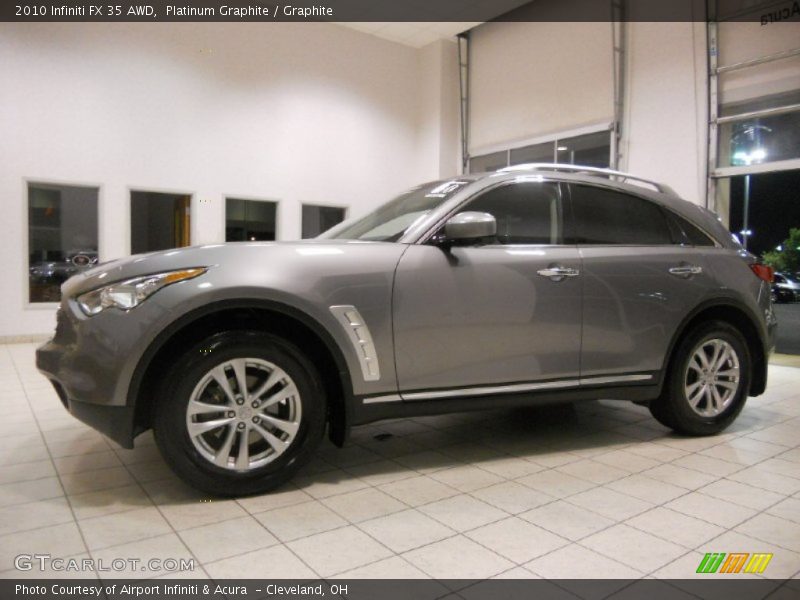 Platinum Graphite / Graphite 2010 Infiniti FX 35 AWD
