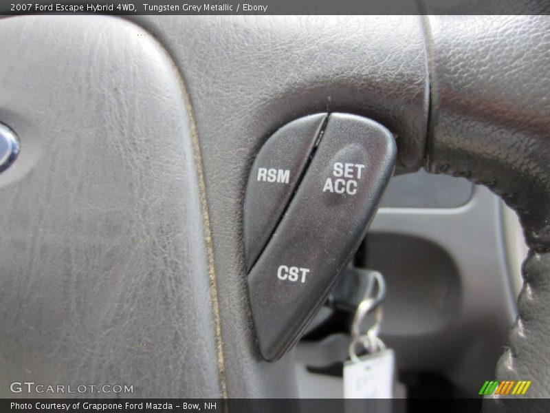 Tungsten Grey Metallic / Ebony 2007 Ford Escape Hybrid 4WD