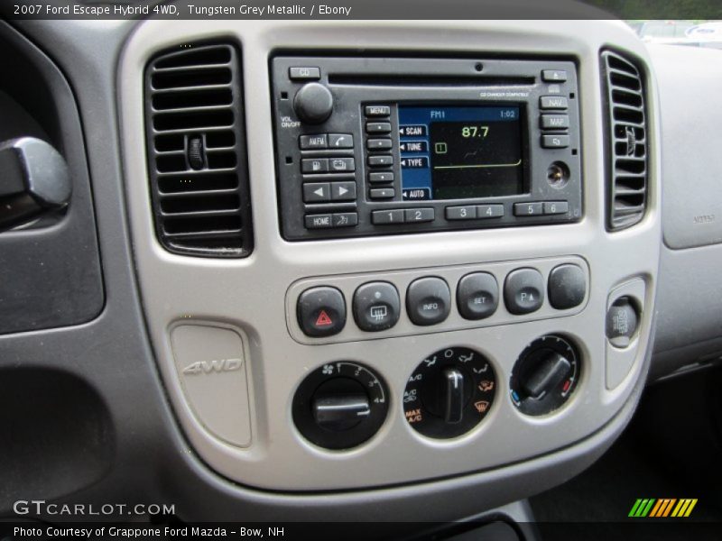 Tungsten Grey Metallic / Ebony 2007 Ford Escape Hybrid 4WD