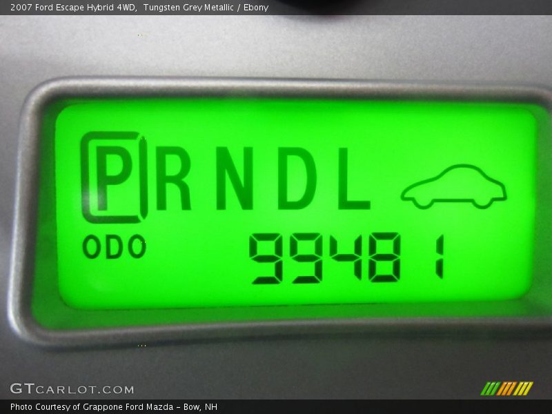 Tungsten Grey Metallic / Ebony 2007 Ford Escape Hybrid 4WD