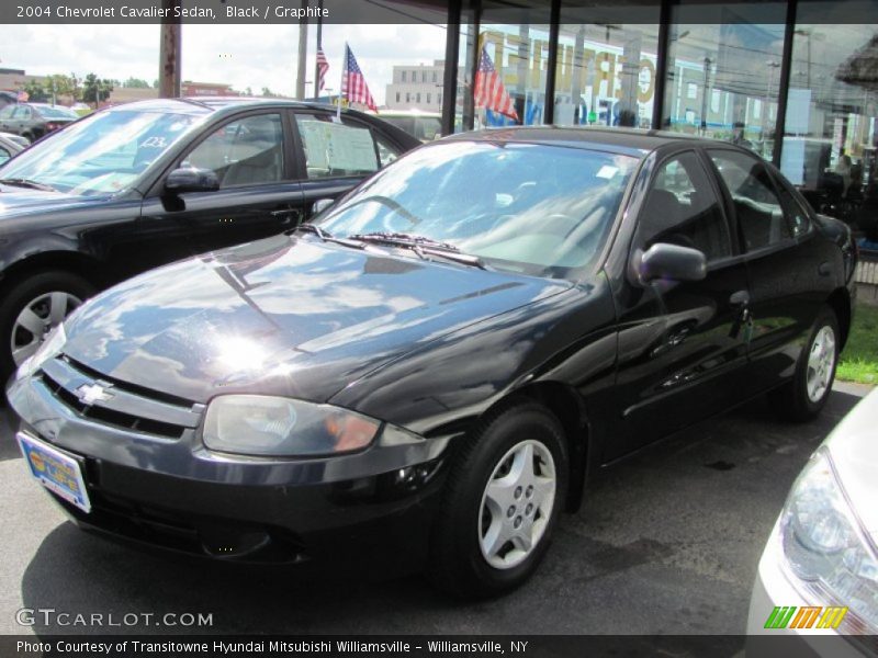 Black / Graphite 2004 Chevrolet Cavalier Sedan