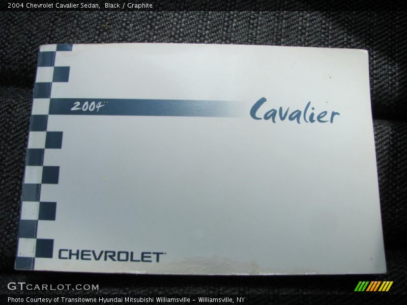 Black / Graphite 2004 Chevrolet Cavalier Sedan
