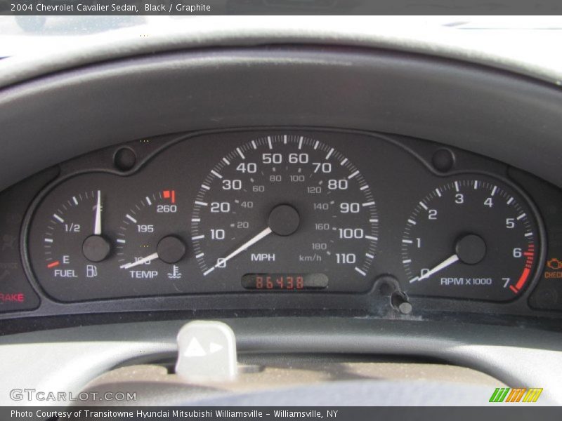 Black / Graphite 2004 Chevrolet Cavalier Sedan