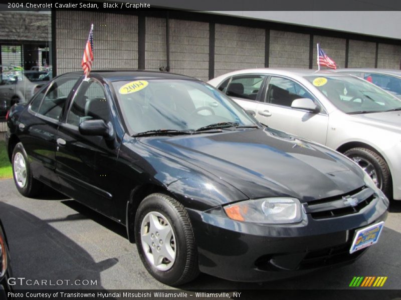 Black / Graphite 2004 Chevrolet Cavalier Sedan