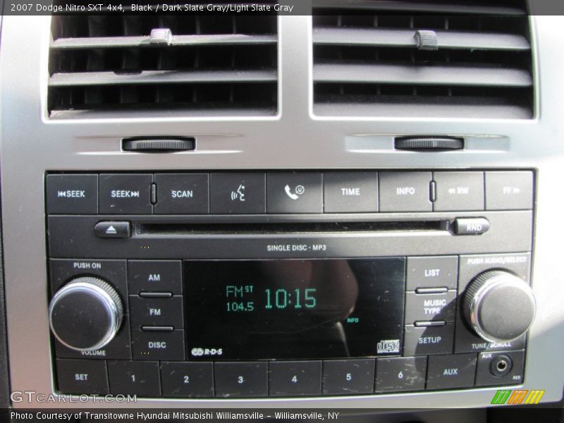 Black / Dark Slate Gray/Light Slate Gray 2007 Dodge Nitro SXT 4x4