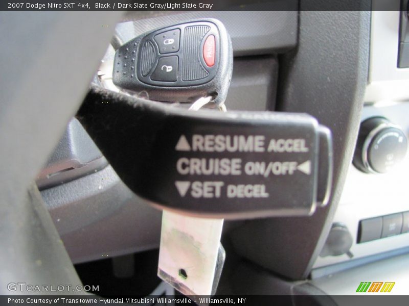 Black / Dark Slate Gray/Light Slate Gray 2007 Dodge Nitro SXT 4x4