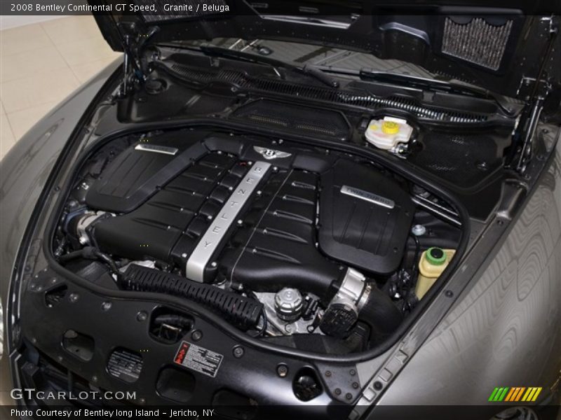  2008 Continental GT Speed Engine - 6.0L Twin-Turbocharged DOHC 48V VVT W12