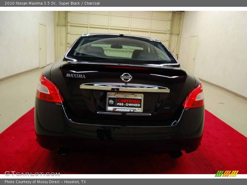 Super Black / Charcoal 2010 Nissan Maxima 3.5 SV