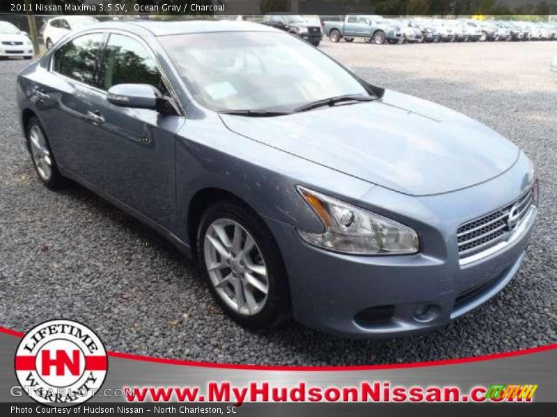 Ocean Gray / Charcoal 2011 Nissan Maxima 3.5 SV