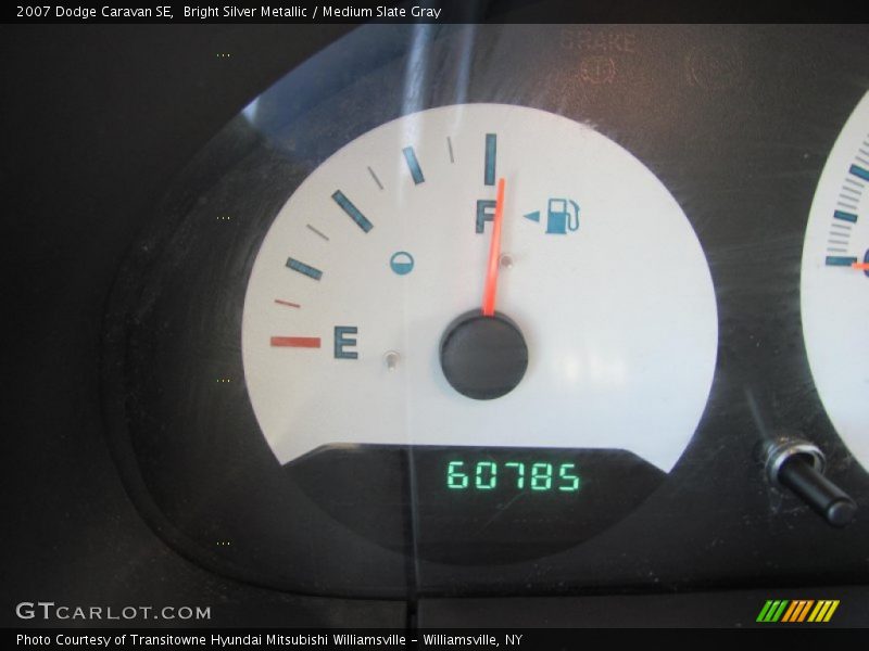 Bright Silver Metallic / Medium Slate Gray 2007 Dodge Caravan SE