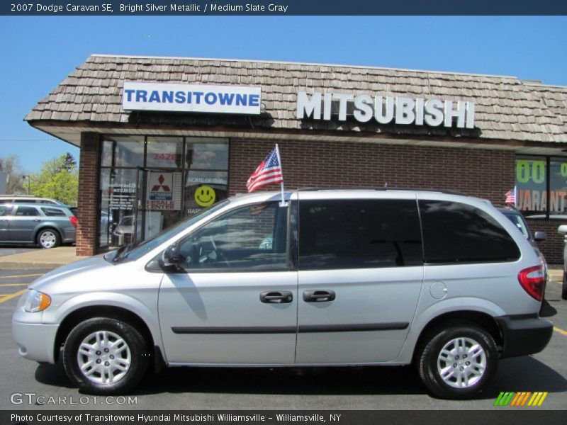 Bright Silver Metallic / Medium Slate Gray 2007 Dodge Caravan SE