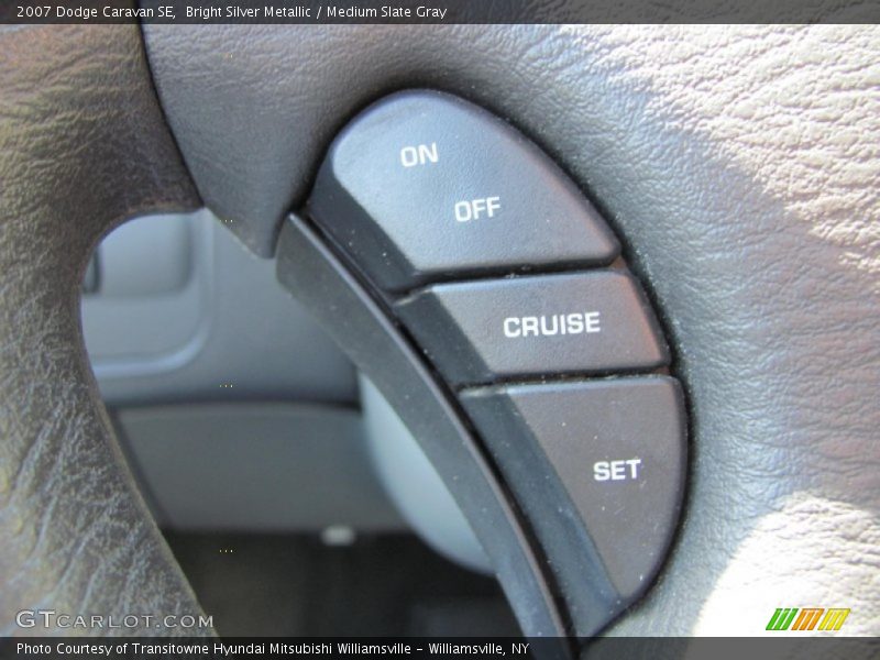 Bright Silver Metallic / Medium Slate Gray 2007 Dodge Caravan SE