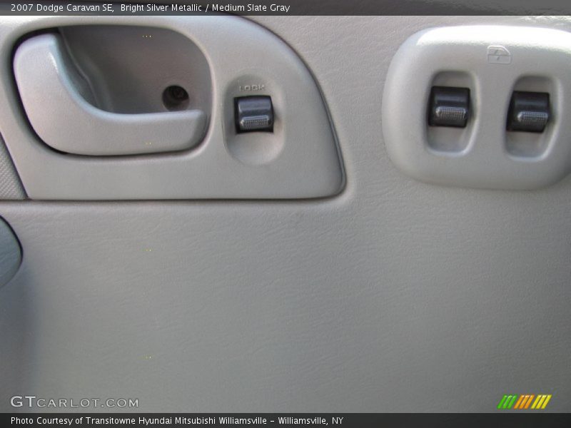 Bright Silver Metallic / Medium Slate Gray 2007 Dodge Caravan SE