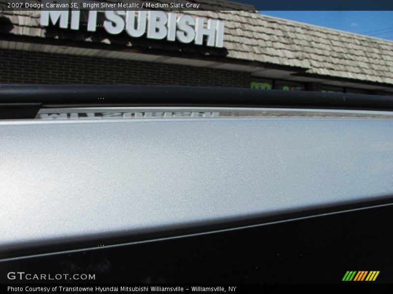 Bright Silver Metallic / Medium Slate Gray 2007 Dodge Caravan SE