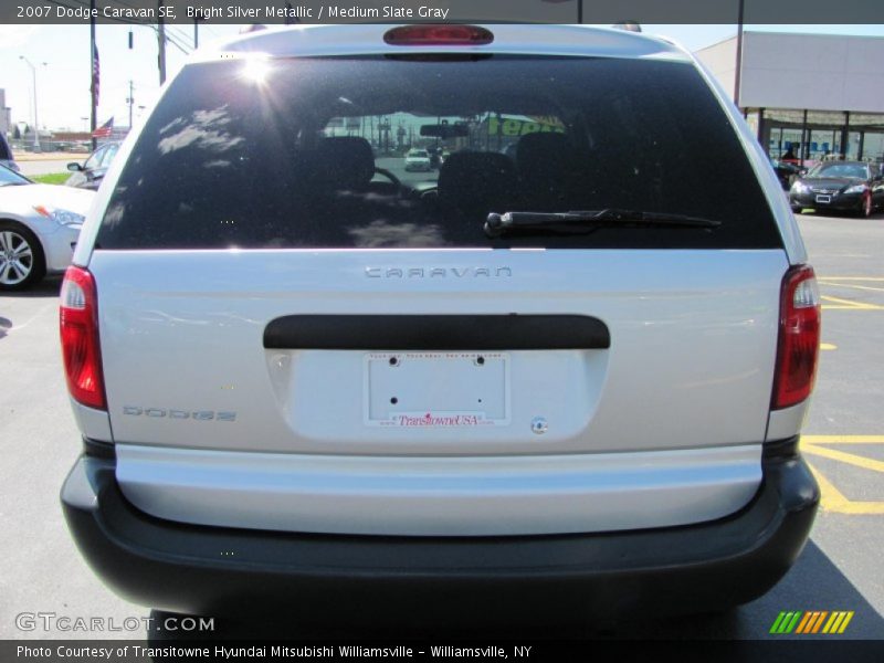 Bright Silver Metallic / Medium Slate Gray 2007 Dodge Caravan SE
