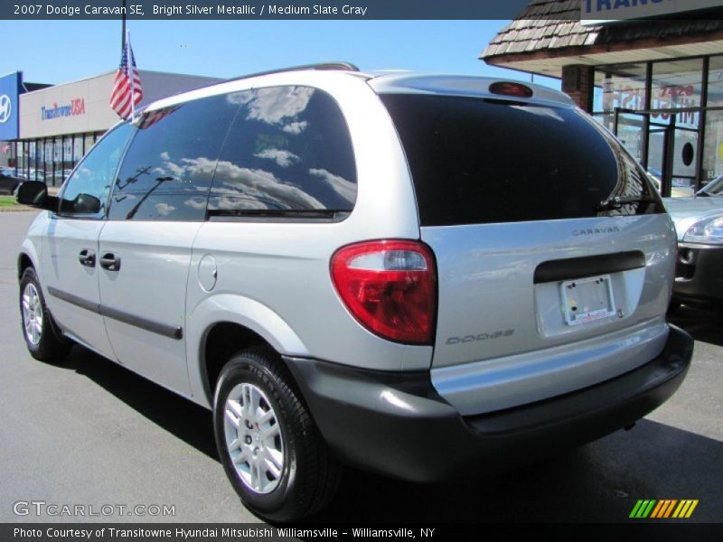 Bright Silver Metallic / Medium Slate Gray 2007 Dodge Caravan SE